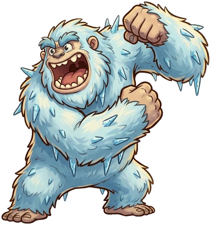 A yeti Muddling